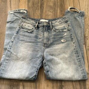 VERVET Los Angeles Ripped Mom Jeans